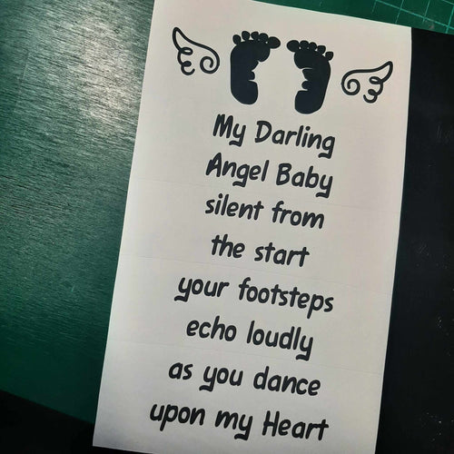 My Darling Angel Baby Vase