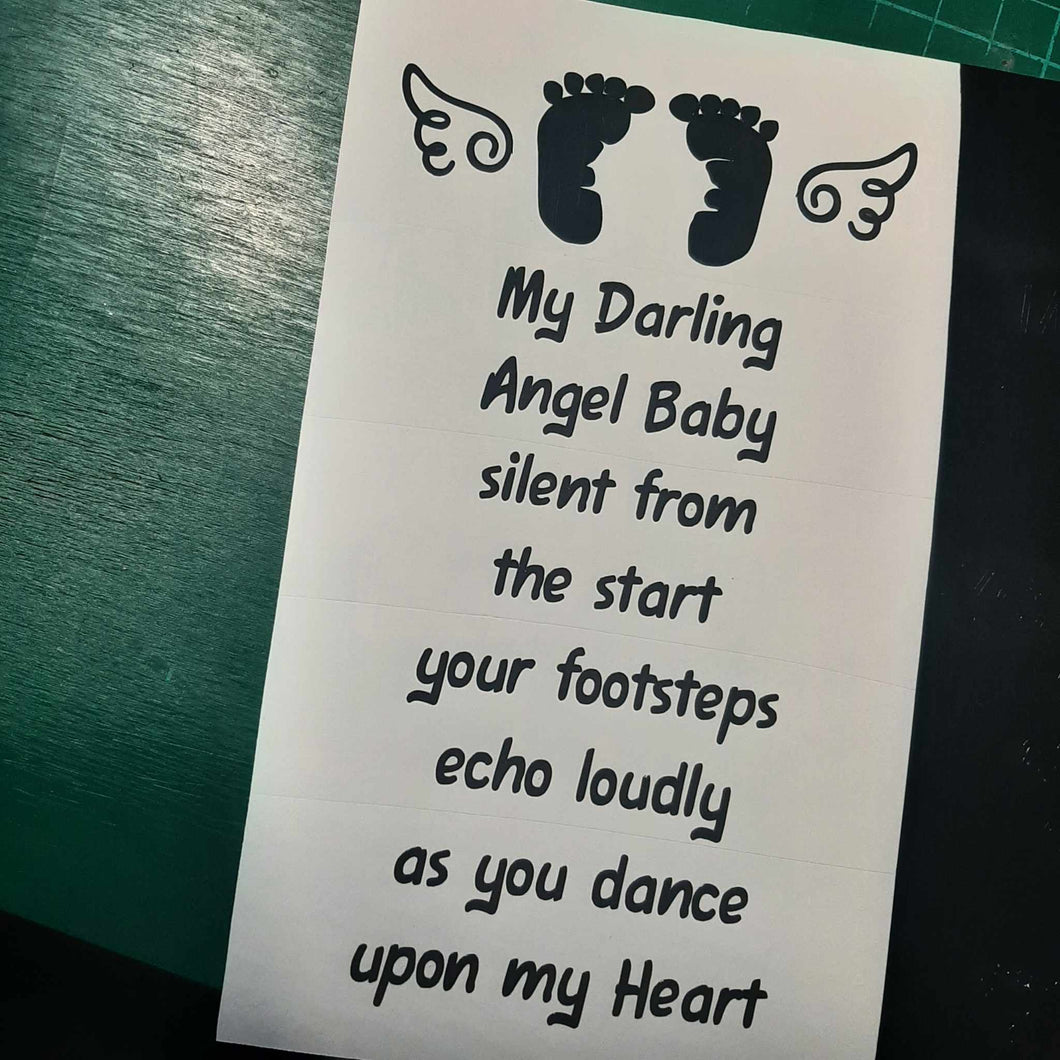 My Darling Angel Baby Vase
