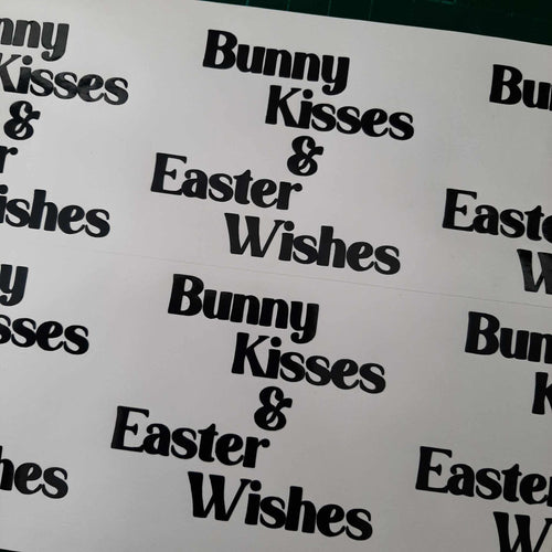 Bunny Kisses & Easter Wishes Plain