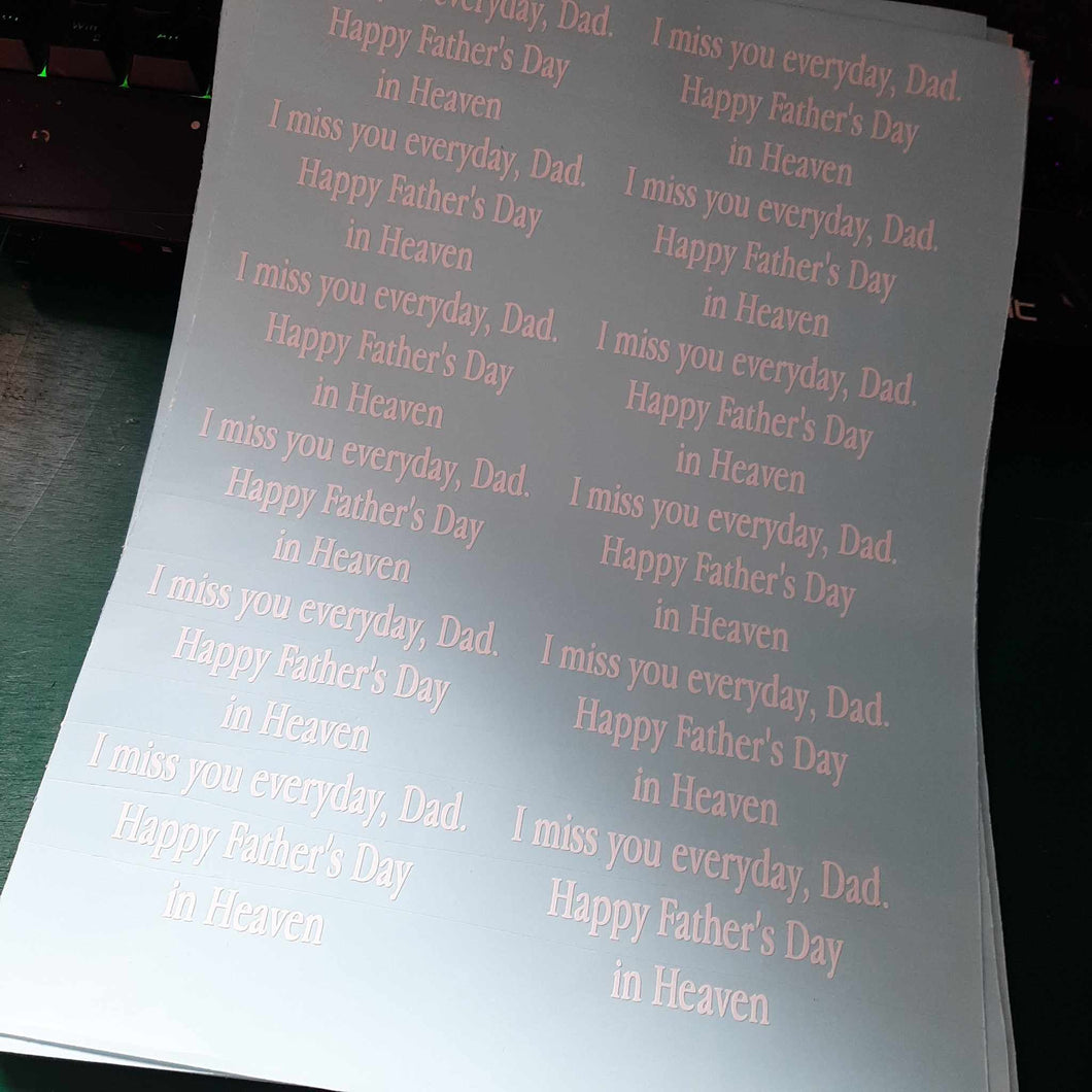 I Miss You Everyday, Dad