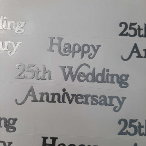 Happy 25th Wedding Anniversary
