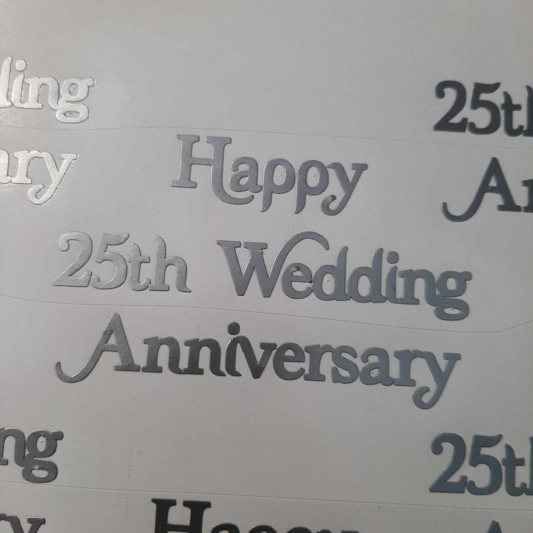 Happy 25th Wedding Anniversary
