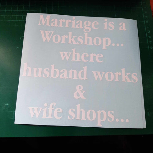 Marriage Is A Workshop