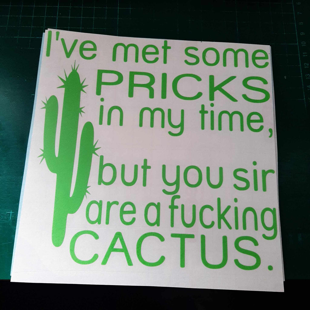 I've Met Some Pricks