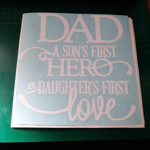 Dad Son Hero Daughter Love