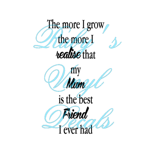 The More I Grow Bottle