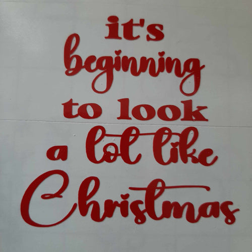 It's Beginning To Look A Lot Like