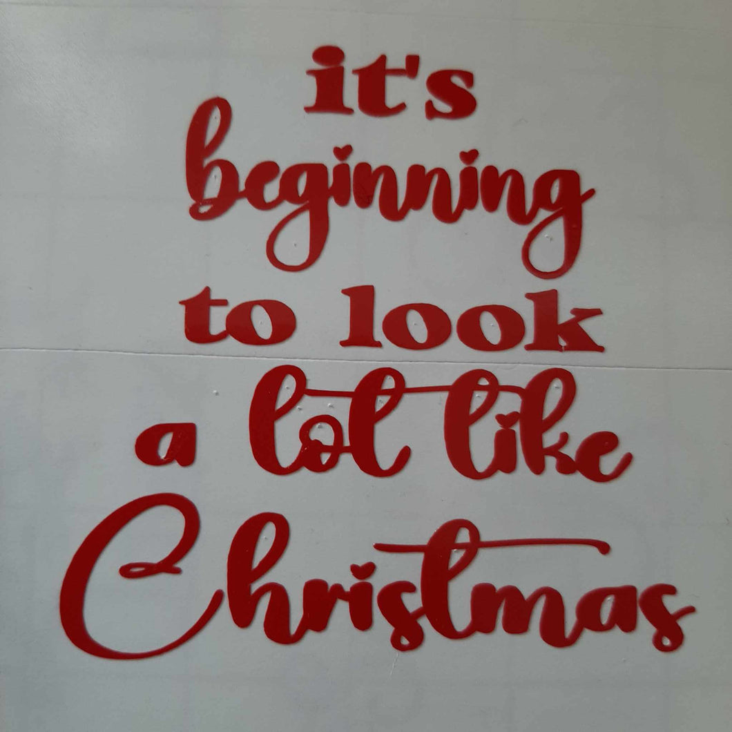 It's Beginning To Look A Lot Like