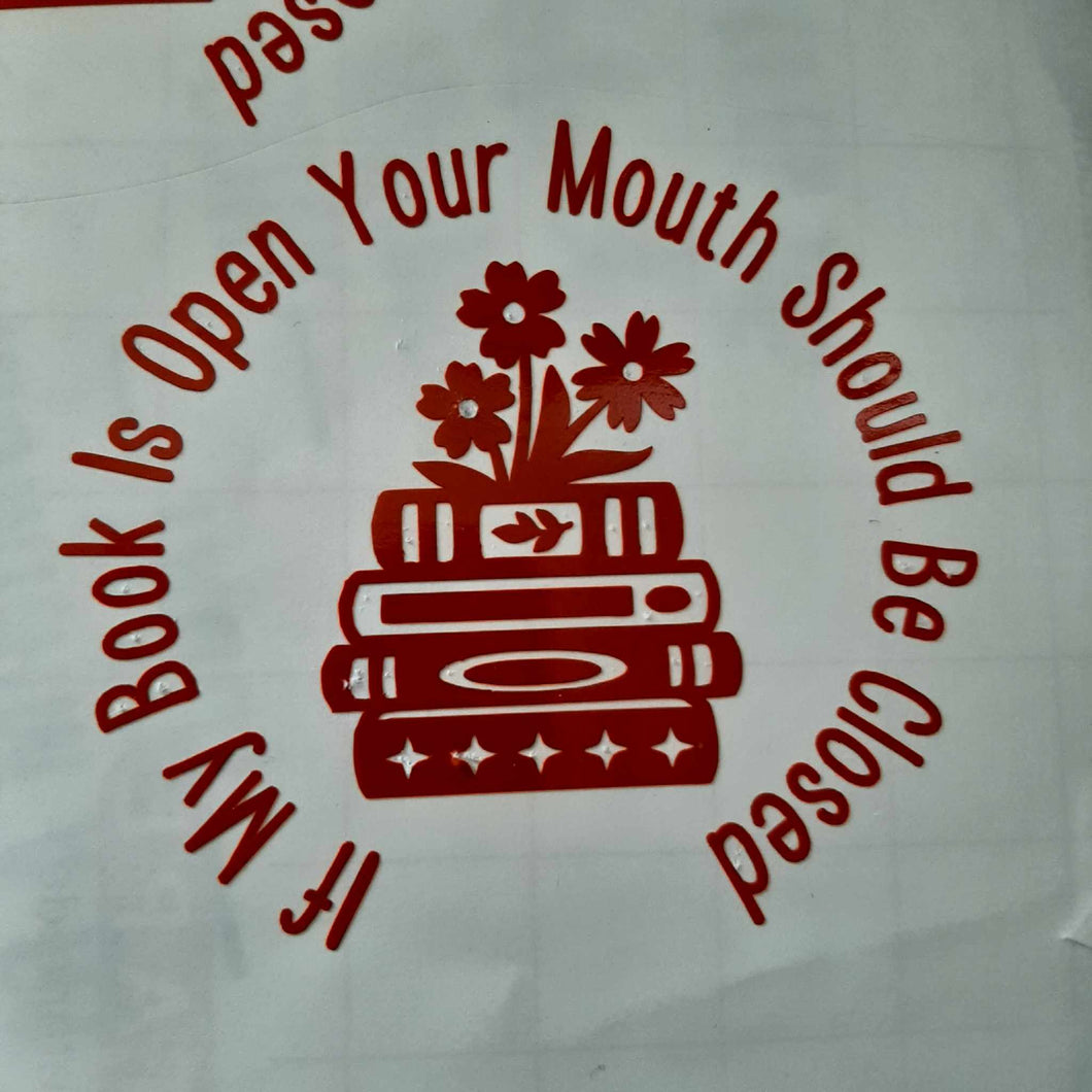 If My Book Is Open