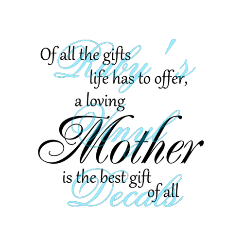 Of All The Gifts Life Has To Offer