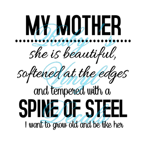 My Mother She Is Beautiful