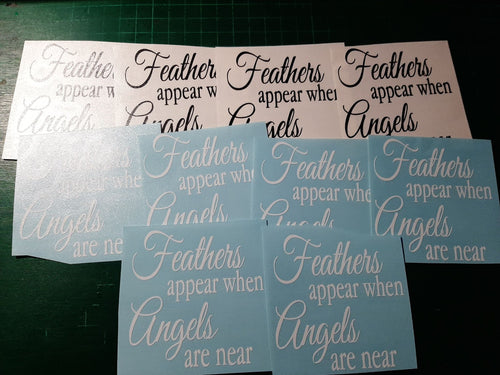 Feathers Appear When Angels Are Near Plain