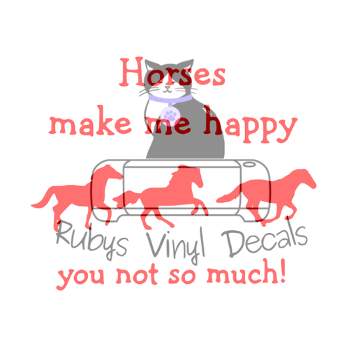 Horses Make Me Happy