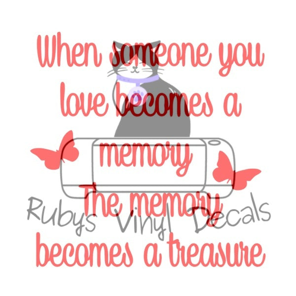 When Someone You Love Becomes A Memory Small