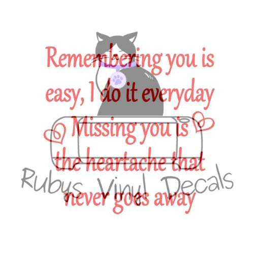 Remembering You Is Easy Small