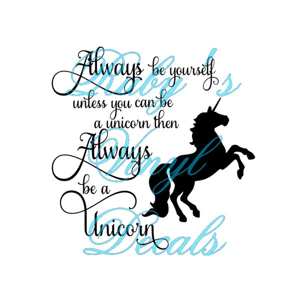 Always Be Yourself Unicorn 2